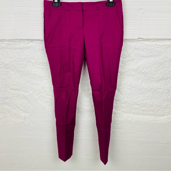 VINCE CAMUTO purple / pink cotton stretch straight dress pants size 0 - Picture 8 of 10